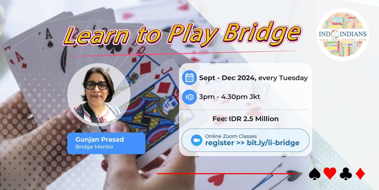 Online Zoom Beginner Bridge Course with Gunjan Prasad