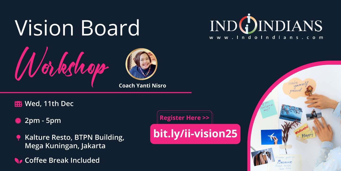 Indoindians 2025 Vision Board Workshop with Yanti Nisro Event